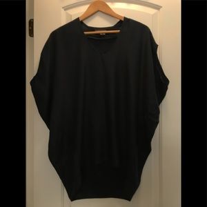 Vince overflow navy blue top